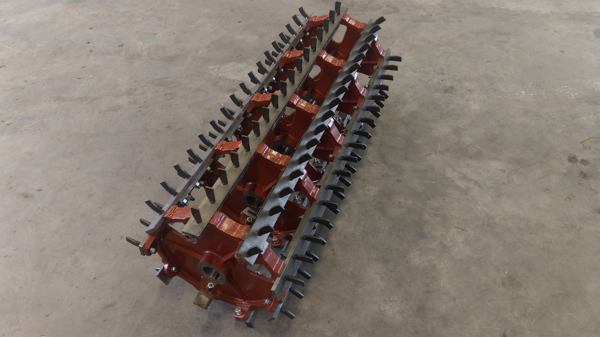 Rice cylinder for a Laverda combine. 5 wheel with 9 bars.